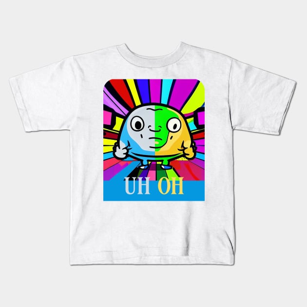 Uh oh Kids T-Shirt by DreamsofDubai